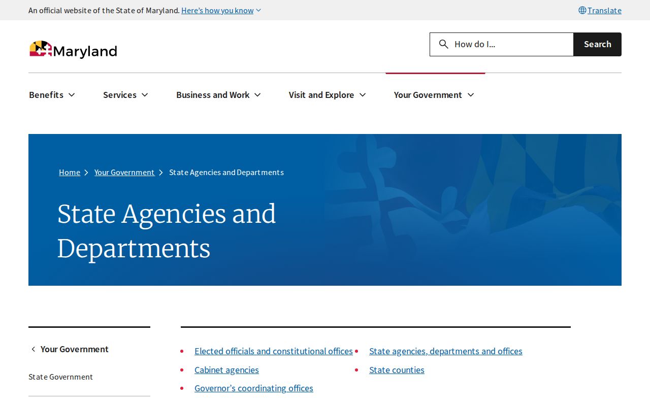 Olney people directories access through the Maryland agency directory